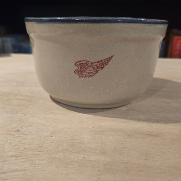 Redwing Pottery bowl w/ advertisement - Picture 1 of 5